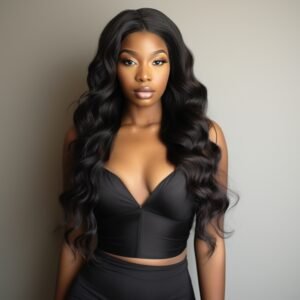 Vietnamese 13x4 180 density body wavy glueless